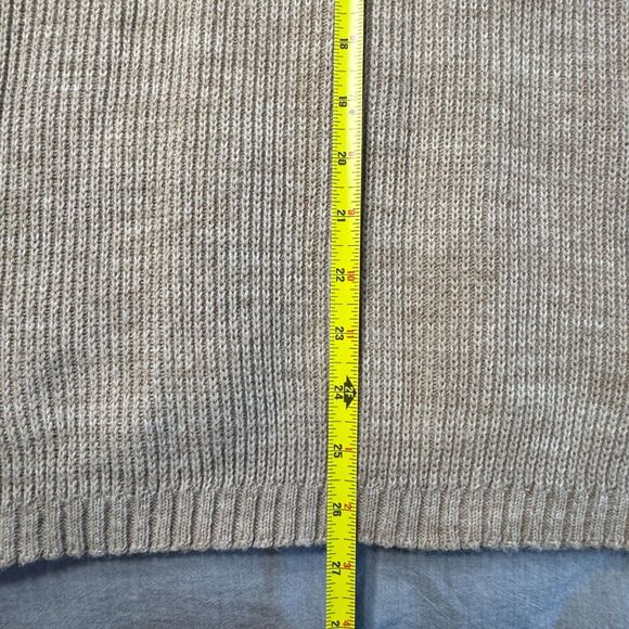 Vintage London Fog Zip Up Chunky Knit Sweater Cardigan Mens Large Grandpa USA - Picture 9 of 11